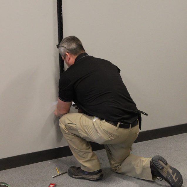 Office Furniture Installation Specialist Structuring Wall Track