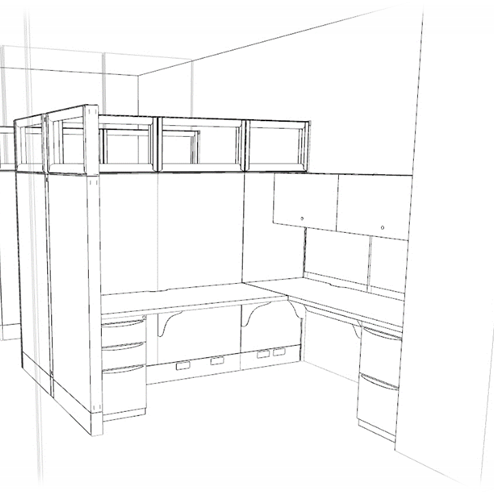 3D Sketch for Office Design