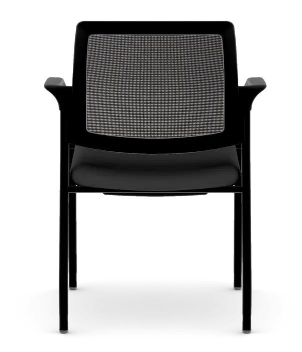 Back view of the HON Ignition Guest/Multipurpose Chair with Glide