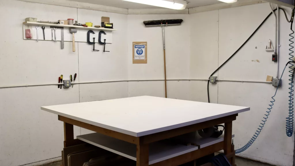 Lamination area at WMOI