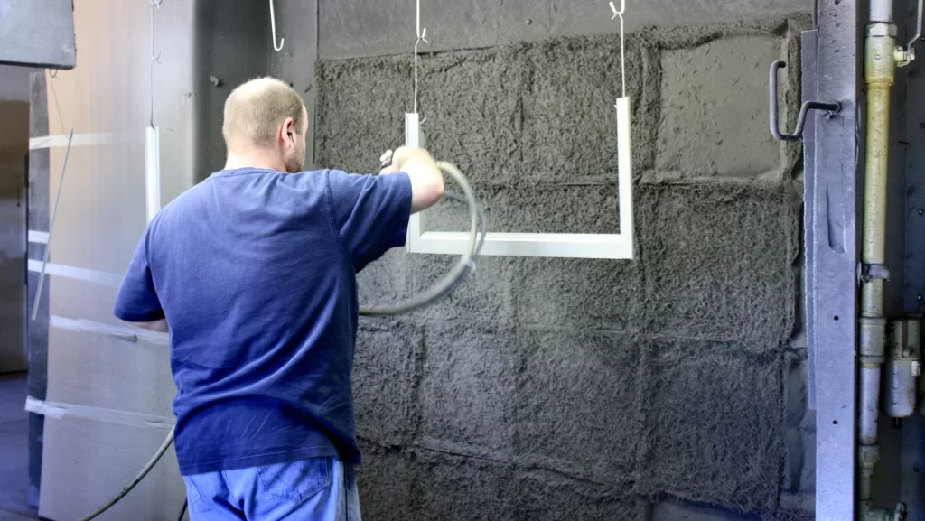 Painting process during a refurb and refresh at WMOI