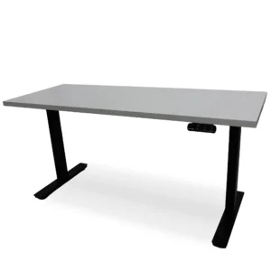 24" x 60" Ash Sit-Stand Height Adjustable Desk