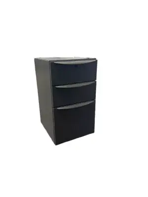 Haworth Mobile Ped, 20"Box File, Color: Graphite