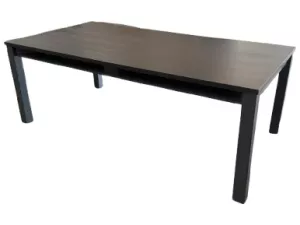 Allsteel Table, 42"W x 84" L, Dark Walnut Laminate, HON Charcoal Base