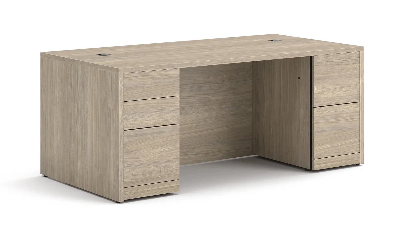 HON 10500 Series Desk shown at front angled view.