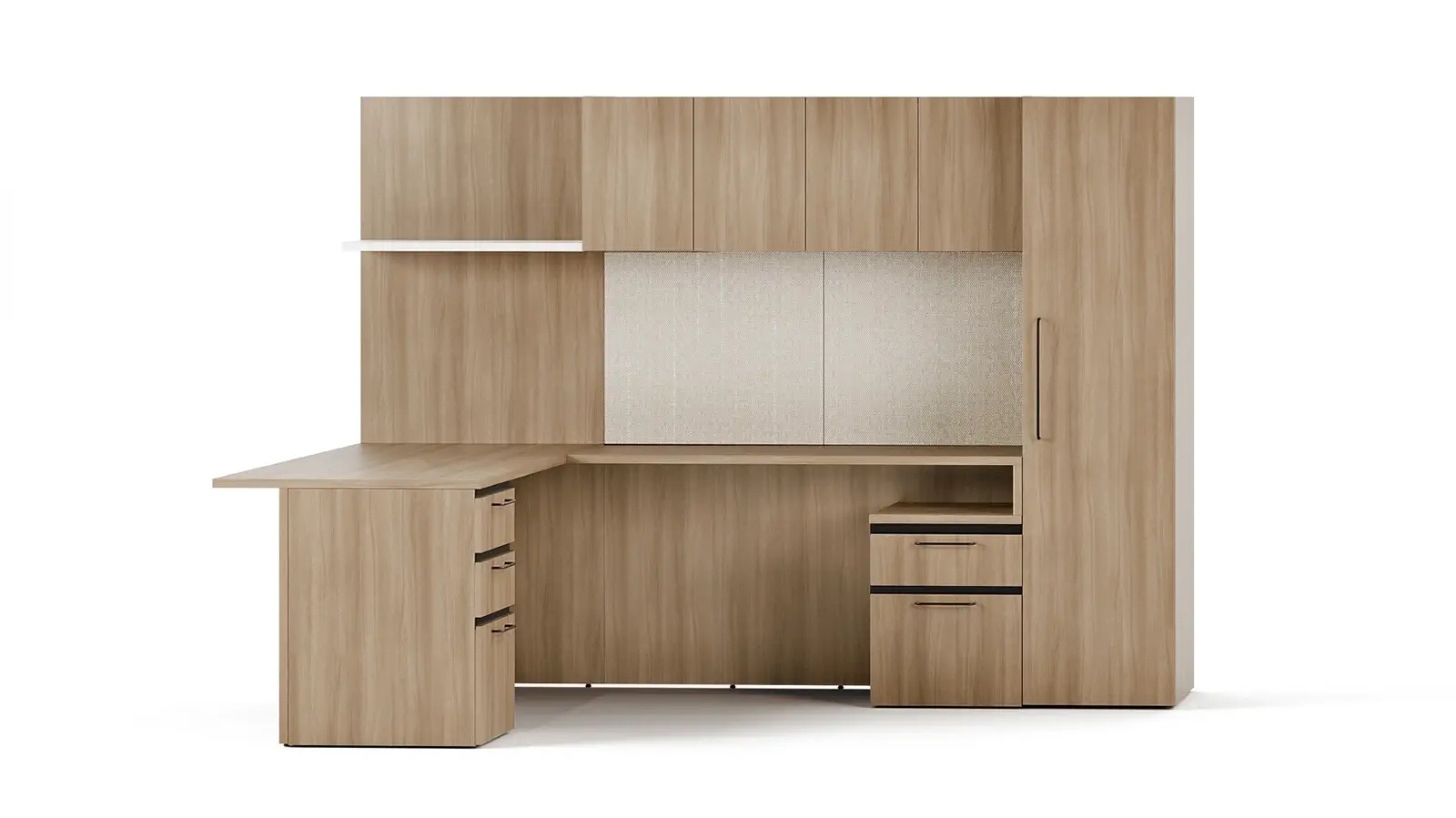 OFS Adler desk configuration shown from the side