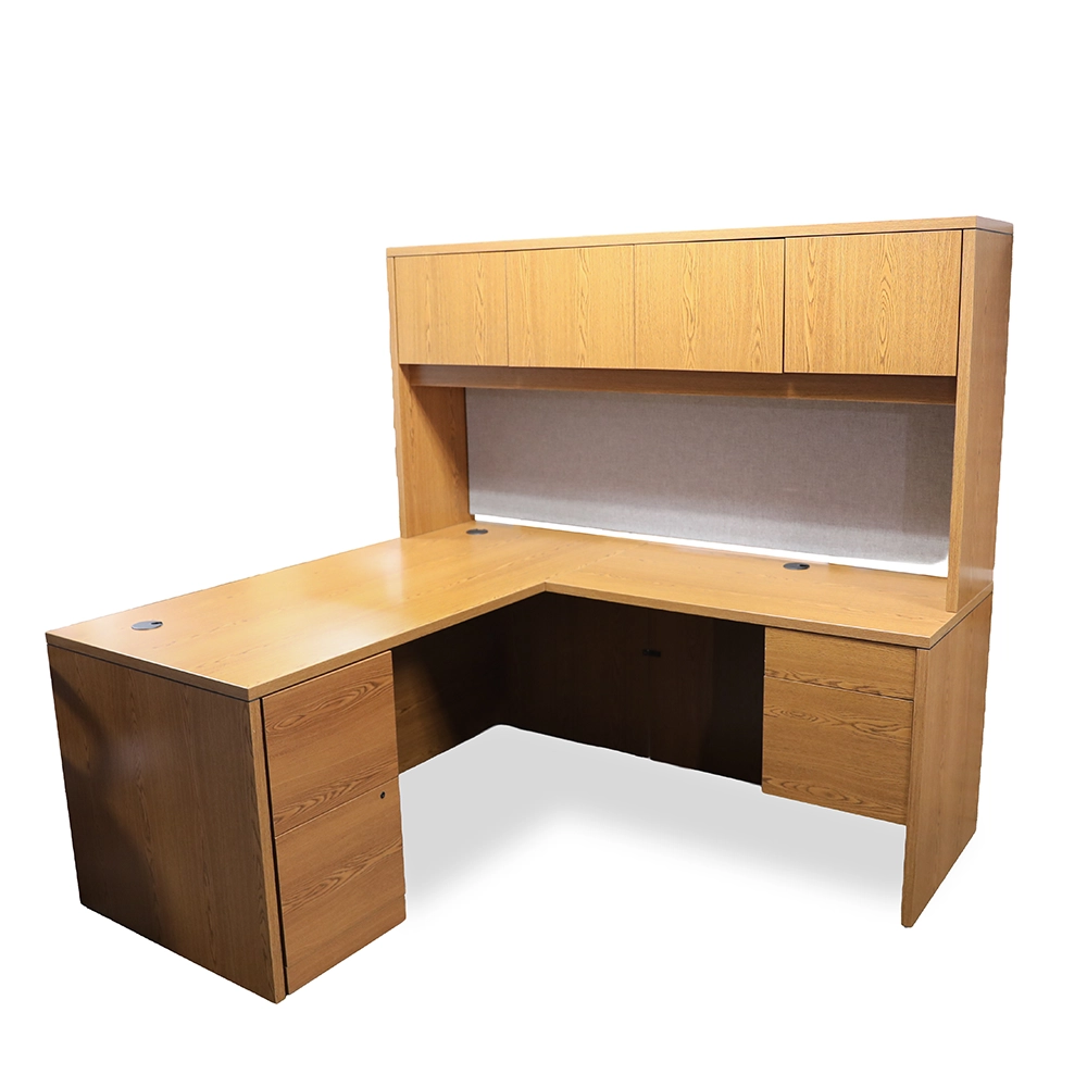HON Desk with Hutch