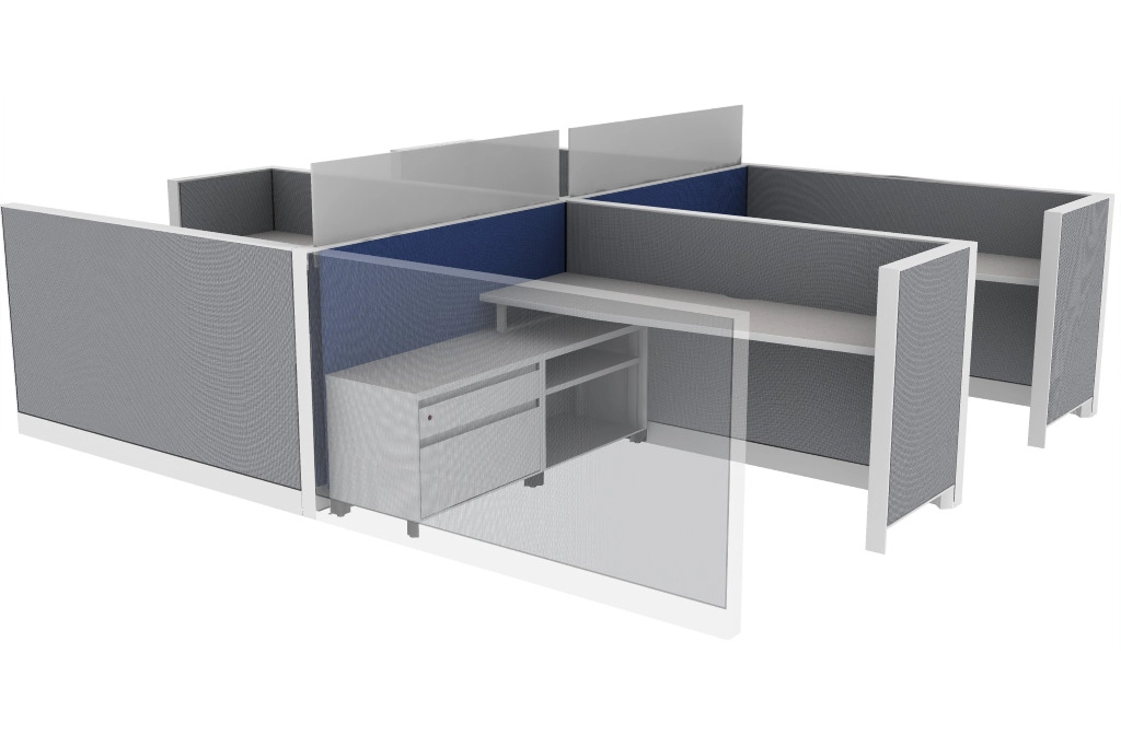 Steelcase answer workstation interior view